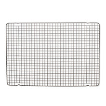 Nordic Ware extra large rectangular wire cooling grid with fine mesh pattern, gray finish