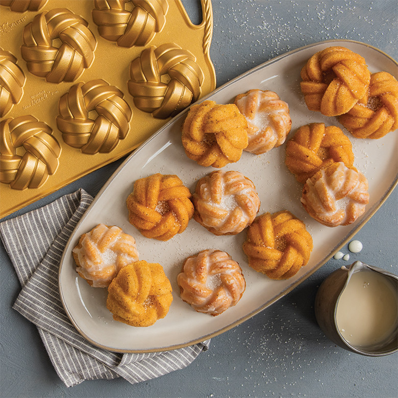75th Anniversary Braided Mini Bundt® Pan | Cast Aluminum Bakeware