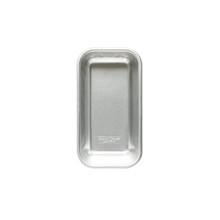 Nordic Ware Naturals aluminum loaf pan, rectangular with straight sides, natural silver finish
