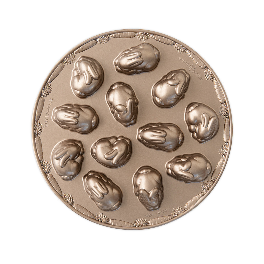 Baby Bunny Bites Cakelet Pan | Cast Aluminum Bakeware | Nordic Ware