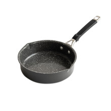 Nordic Ware Verde 8-inch skillet with green ceramic nonstick coating, angled view showing interior and handle