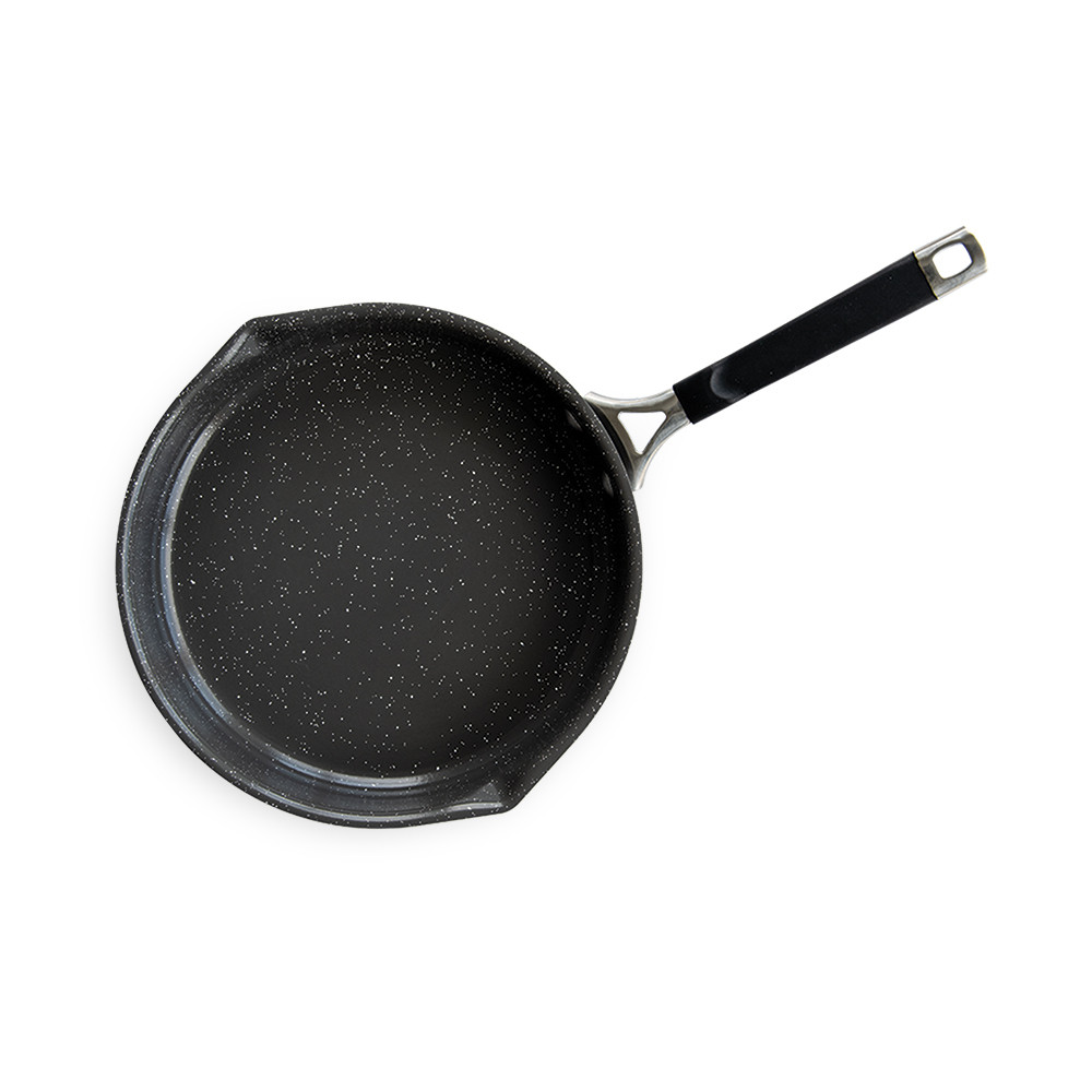 Nordic Ware 10-inch skillet with green ceramic nonstick interior coating on white background