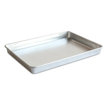 Nordic Ware aluminum Big Batch baking pan, extra-large rectangular sheet pan with natural silver finish