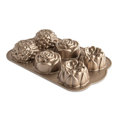 Nordic Ware Floral Cakelet Pan - Picture 1 of 6