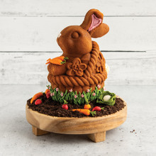 Bunny In Basket 3D Cake Pan | Cast Aluminum Bakeware | Nordic Ware