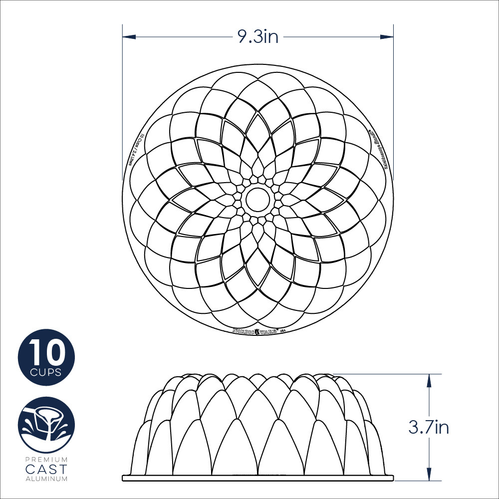 Kaleidoscope Bundt® Pan - Nordic Ware