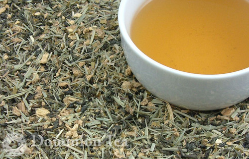 Ginger Biscuits Tea Dry Leaf and Liquor