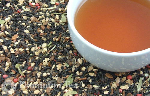 Masala Chai Organic Tea Dry Leaf and Liquor