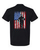 Firefighter With American Flag