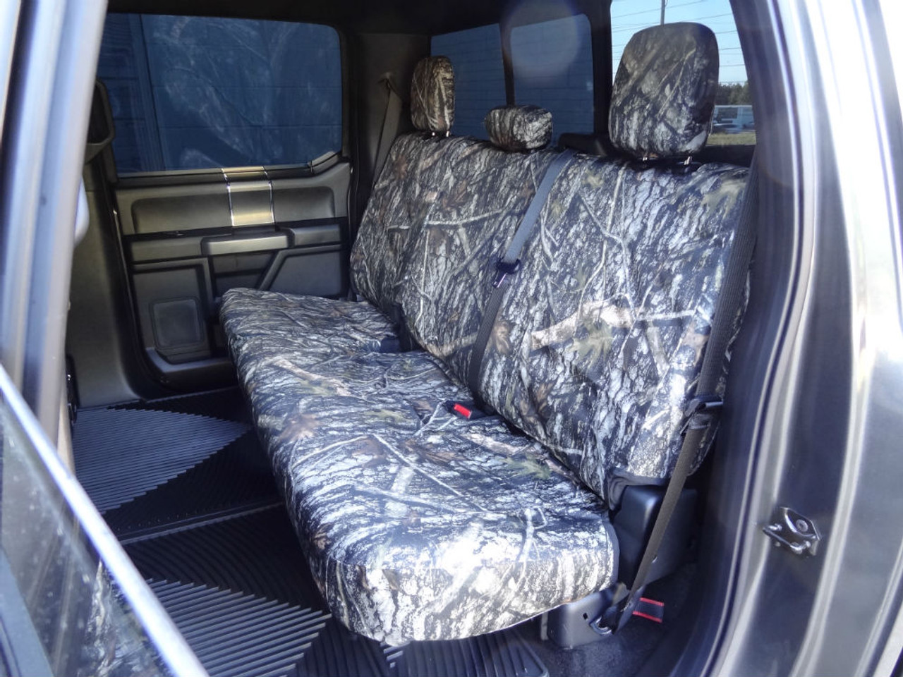 FD86 20192022 F150F550 Front and Rear Seat Cover Set. Front 40/20/40