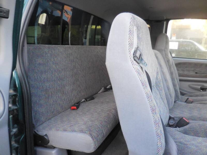 Iggee Custom Seat Covers For 1998-2002 Dodge RAM 1500/2500/3500 - 2 Front Synthetic Leather Covers (Black/Blue)