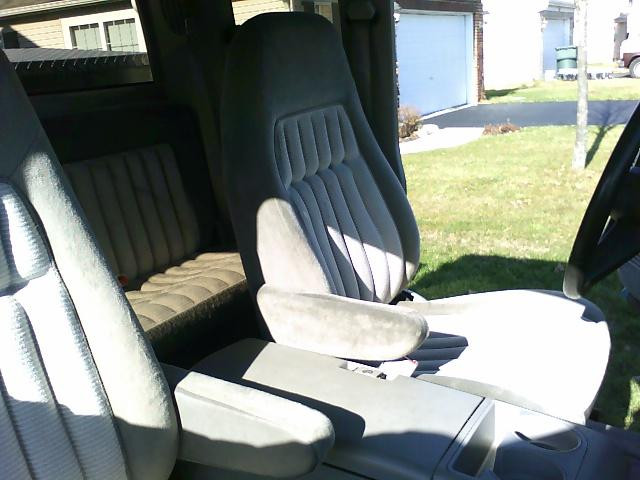 19921994 Chevy Blazer Front Captain Chairs with Molded Headrests and 1