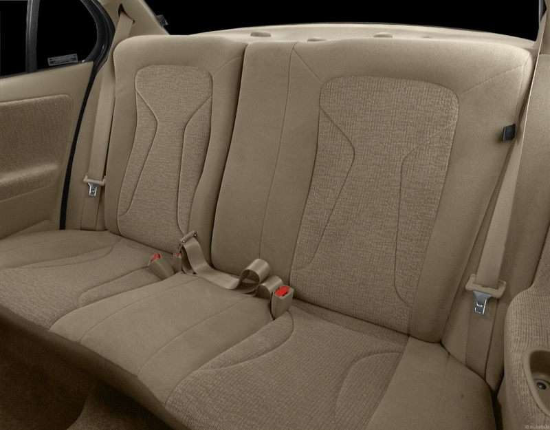 S3114 1997-2001 Saturn SL2 Sedan Back Seat Set. Rear Solid Bottom