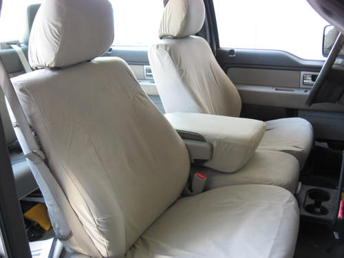 F462    2009-2010 Ford F150 XL and STX 40/20/40 Split Seat With Side Impact Airbags and Solid Center Armrest