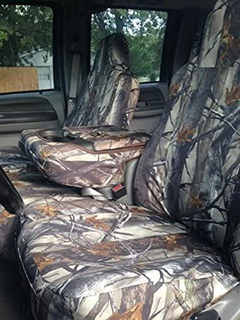 F58   2002-2010 Ford F250-F550 Super Duty Front 40/20/40 Split Bench Seat with Molded Headrests and Opening Center Console