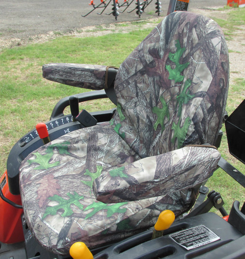 Kubota one piece seat with drain hole and armrests waterproof seat covers