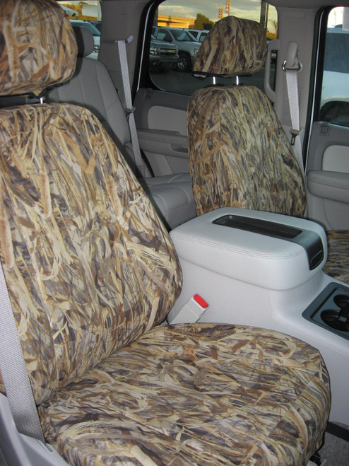 CH21  2007-2013 Chevy Silverado and GMC Sierra Double Cab Front and Back Seat Set. Front Buckets Without Airbags and Rear 60/40 Seat