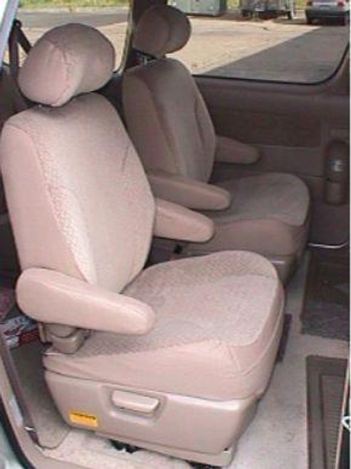 SN6 1998-2003 Toyota Sienna 7 Passenger Van Complete 3 Row Set (Without Side Impact Airbags)