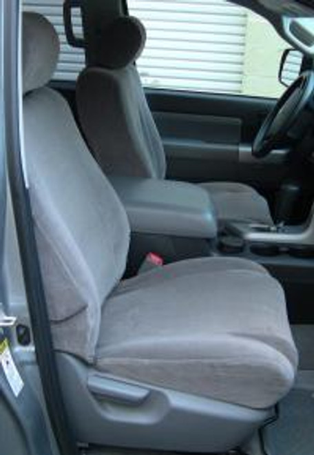 SQ5 2008-2011 Toyota Sequoia 3 Row Seat Cover Set. Front Buckets with Airbags, Middle 40/20/40 and 3rd Row 60/40