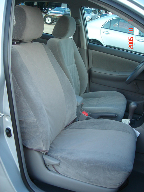 CR4 2005-2008 Toyota Corolla Front and Back Seat Set. Front Buckets without Airbags. Rear 40/60 Split Seat