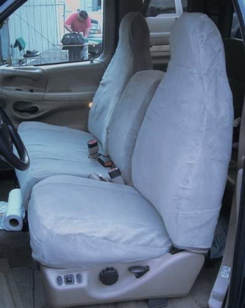 F220  1997-1999 Ford F150 High Back 40/60 Split Seat With Molded Headrests and Opening Console