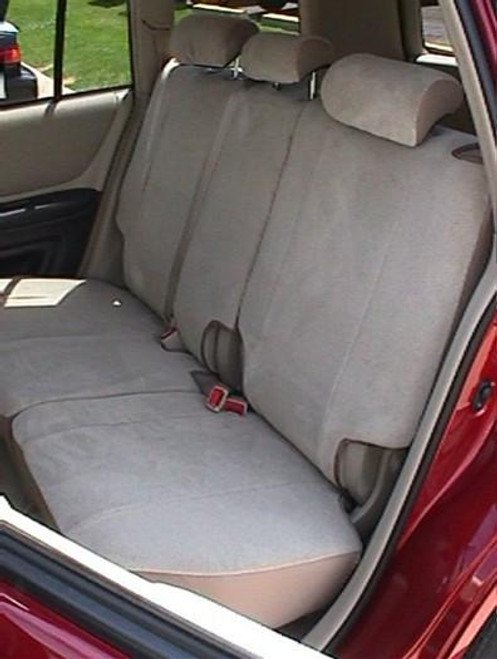 T677 2001-2003 Toyota Highlander Rear Seat Covers For 40/60 Split Seats With Three Adjustable Headrests