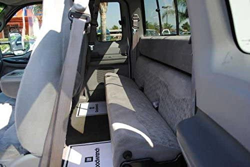 F237   1999-2001 Ford F150 XCab Rear Solid Bench Seat with Separate Cushion the Same Width as Seat