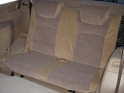 T883 2004-2007 Toyota Highlander 3rd Row Bench Seat with Adj. Recessed Headrests, Folds Flat into Floor