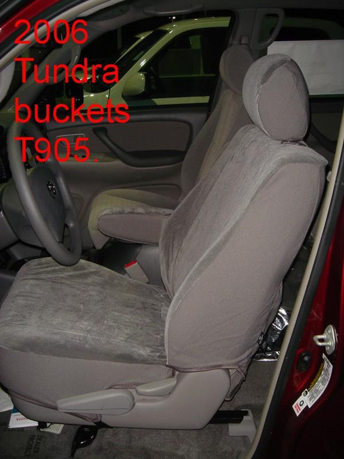 T905 2005-2006 Toyota Tundra Front Bucket Seats without Side Impact Airbags. Manual Seat Controls