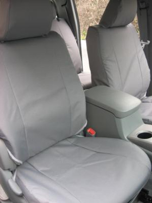 Toyota Tacoma Pair of waterproof exact fit seat covers gray