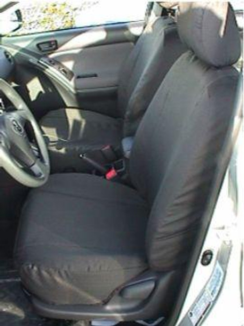 T771 2002-2004 Toyota Matrix Wagon Low Back Bucket Seat Covers with Adjustable Headrests and Side Impact Airbags