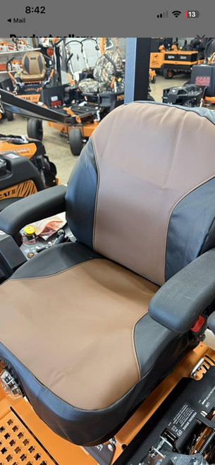 KU33 Zero Turn mower seat for Kubota  Z422 Series,Scag Tiger and Cheetah, Ferris ISX 800 and a Gravely Zero Turn Commercial Mowers Pro-Turn 152 and 160 Series