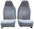 F209  1992-1996 Ford F150-F350 Regular and XCab Front High Back Bucket Seats with Molded Headrests