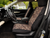 Durafit Seat Covers Pickup/SUV High Back Buckets seat Covers, Suitable for Seats with Side airbags, Inside armrests and Twin headrest shafts. Black Endura with Leopard inserts.