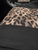 Durafit Seat Covers Pickup/SUV High Back Buckets seat Covers, Suitable for Seats with Side airbags, Inside armrests and Twin headrest shafts. Black Endura with Leopard inserts.