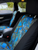 Durafit Seat Covers Pickup/SUV High Back Buckets seat Covers, Suitable for Seats with Side airbags, Inside armrests and Twin headrest shafts. Black Endura with blue camo.  Sold in pairs with 2 size of enclosed headrest covers.
