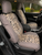 Durafit Seat Covers Pickup/SUV High Back Buckets seat Covers, Suitable for Seats with Side airbags, Inside armrests and Twin headrest shafts. Gray Endura with Tiger inserts.  Sold in pairs with 2 size of enclosed headrest covers.