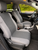 Durafit Seat Covers Pickup/SUV High Back Buckets seat Covers, Suitable for Seats with Side airbags, Inside armrests and Twin headrest shafts. Gray Twill with Dark Gray  inserts.