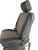 Durafit Seat Covers Pickup/SUV High Back Buckets seat Covers, Suitable for Seats with Side airbags, Inside armrests and Twin headrest shafts. Dark Gray leatherette with Velour quilted inserts.