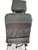 Durafit Seat Covers Pickup/SUV High Back Buckets seat Covers, Suitable for Seats with Side airbags, Inside armrests and Twin headrest shafts. Dark Gray leatherette with Velour quilted inserts.