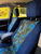 TWO TONE DESIGN ON A SINGLE ROW OF SEAT COVERS, not returnable.