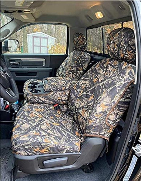 DG29 2013-2018 Ram and 2019-2021 Classic Body Dodge Ram Crew Cab Front and Back Seat Truck Seat Covers, Exact Custom Fit