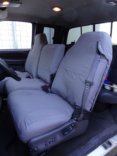 2x 3-Point Adjustable Seat Belts For Dodge Ram 1500 1998-2010 - Gray, Retractable, ECE Certified