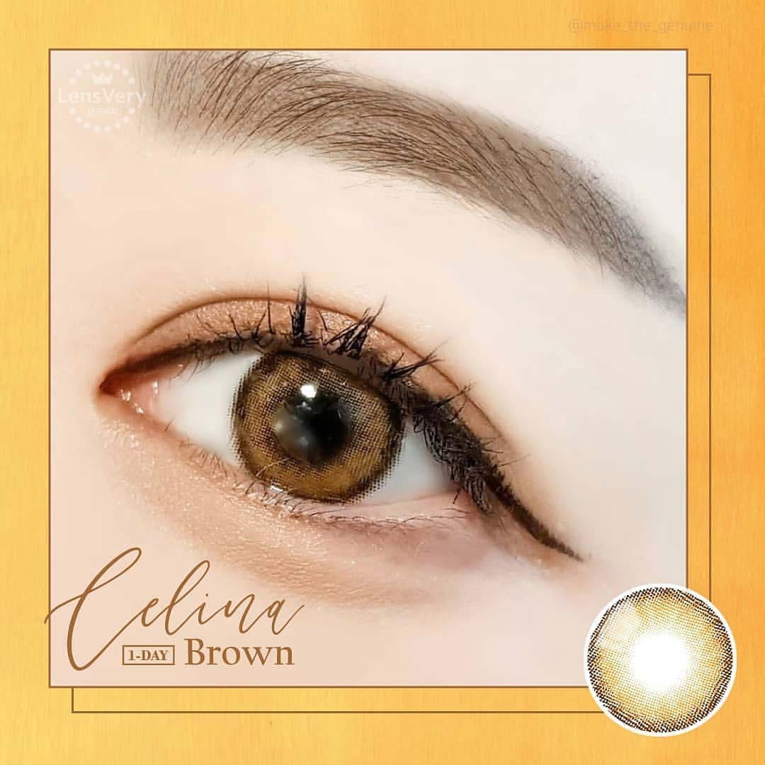 Third description images of Celina Brown (10pcs) Prescription Colored Contacts