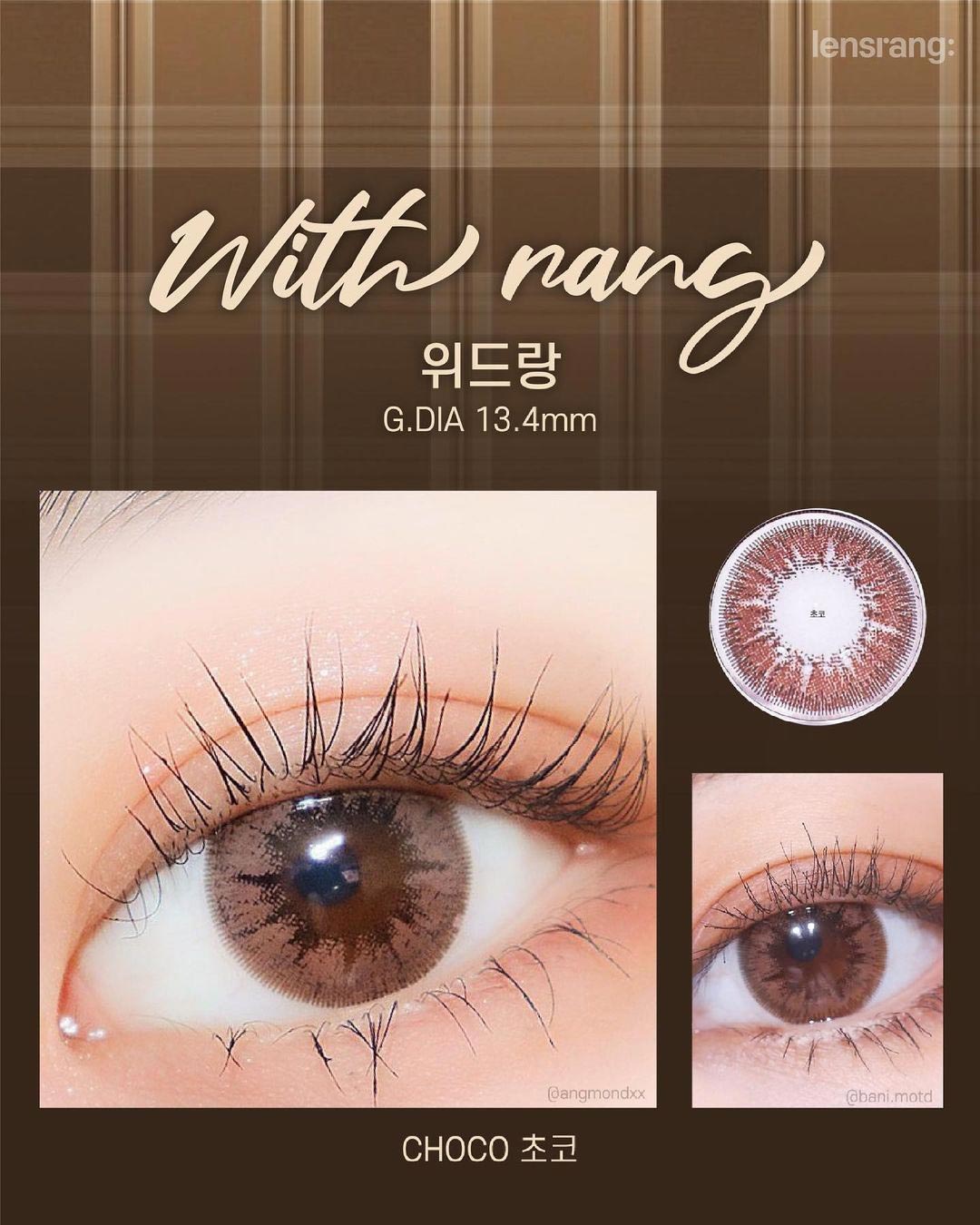 First description images of With Rang Choco (2pcs) Colour Contact Lenses