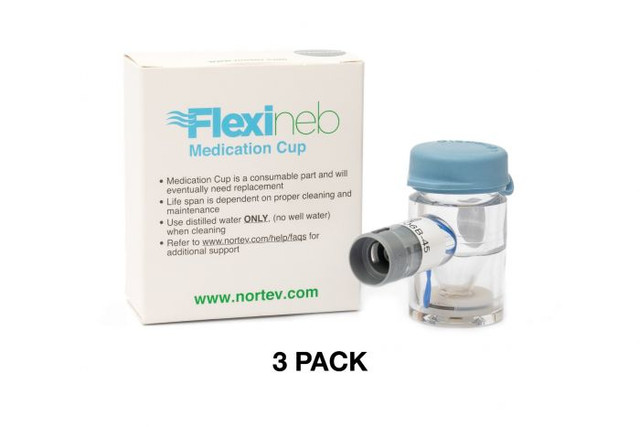 GREY Medication Cup 3 Pack