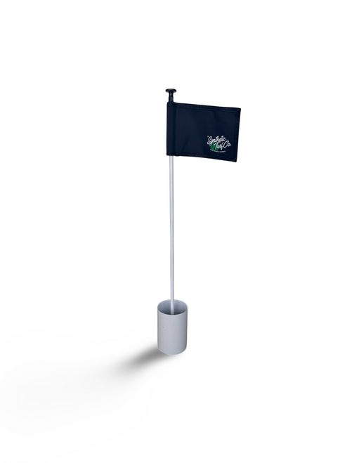 Flag, Pin & 6'' Aluminum Cup