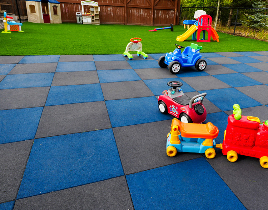 rubber surfacing for playgrounds & daycares