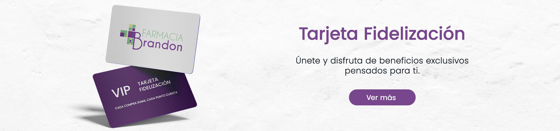 Tarjeta Fidelización Farmacia Brandon