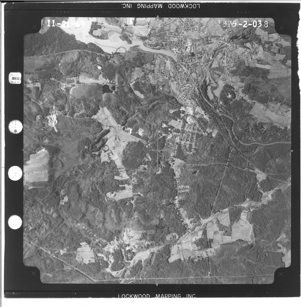 Pepperell MA 1969 Air Photo GEA 82669 238 (Pepperell) Old Map Old